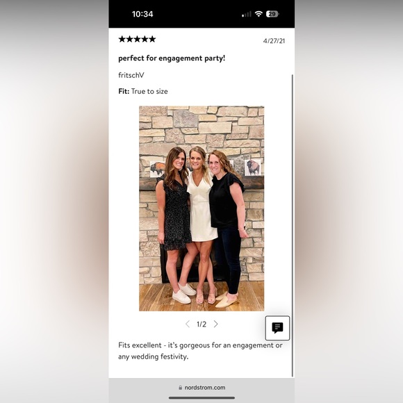 French Connection Whisper Ruffle Minidress - Picture 10 of 10